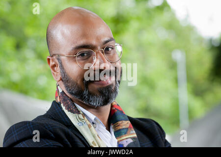 Edinburgh, Royaume-Uni. 14Th Aug 2017. Ehsan Abdollahi, l'illustratrice iranienne, apparaissant à l'Edinburgh International Book Festival. Crédit : GARY DOAK/Alamy Live News Banque D'Images