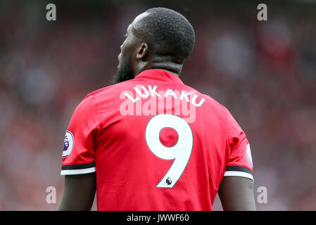 Romelu Lukaku Manchester United, au cours de la Premier League match à Old Trafford, Manchester. Banque D'Images