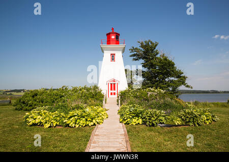 Le petit village de Victoria par la mer sur l'île du Prince-Édouard au Canada Banque D'Images