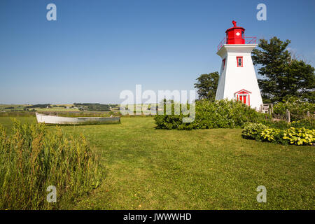 Le petit village de Victoria par la mer sur l'Île du Prince-Édouard au Canada Banque D'Images