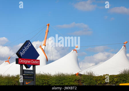 Ashford designer outlet sign Banque D'Images