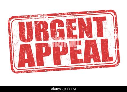 Appel Urgent grunge tampons sur fond blanc, vector illustration Illustration de Vecteur