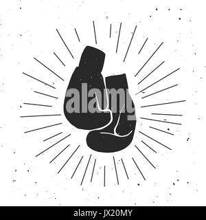 Gants de boxe de l'illustration. Illustration de Vecteur