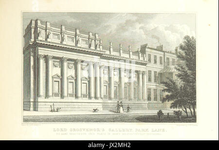 Seigneur, la galerie Grosvenor Park Lane Shepherd, Metropolitan Améliorations (1828), p241 Banque D'Images