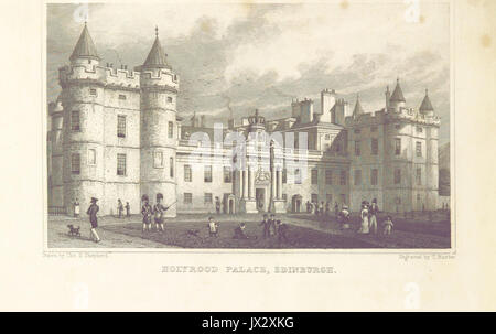 MA(1829) p 106 Edinburgh Holyrood Palace, Thomas Hosmer Shepherd Banque D'Images