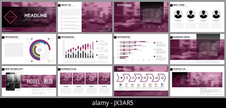 L'élément de conception de modèles de présentation d'infographies.Utiliser dans la présentation d'affaires, rapport annuel, livre à couverture modèle. Brochure, mise en page, K Illustration de Vecteur