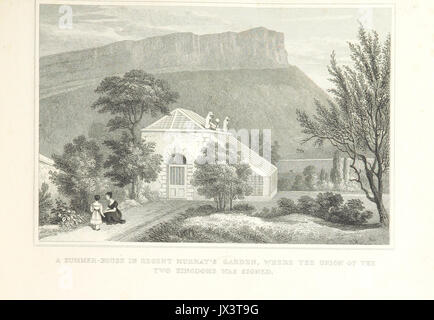 MA(1829) p 169 Une maison d'été au Regent's Garden, Murray où l'Union des deux royaumes a été signé Thomas Hosmer Shepherd Banque D'Images