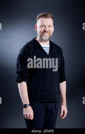 Edinburgh, Royaume-Uni. 14Th Aug 2017. David Roberts, l'illustratrice primée, apparaissant à l'Edinburgh International Book Festival. Crédit : GARY DOAK/Alamy Live News Banque D'Images