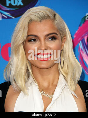 Los Angeles, CALIFORNIE, États-Unis. 13 août 2017. 13 août 2017 - Los Angeles, Californie - Bebe Rexha. Teen Choice Awards 2017 arrivées au Galen Center de Los Angeles. Crédit photo : AdMedia crédit : AdMedia Banque D'Images