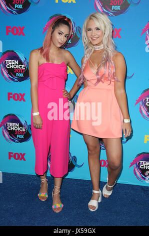 LOS ANGELES, CA - le 13 août : Les clients, aux Teen Choice Awards 2017 à Galen Center le 13 août 2017 à Los Angeles, Californie. Credit : Faye Sadou/MediaPunch Banque D'Images