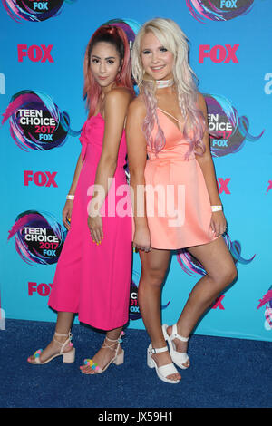 LOS ANGELES, CA - le 13 août : Les clients, aux Teen Choice Awards 2017 à Galen Center le 13 août 2017 à Los Angeles, Californie. Credit : Faye Sadou/MediaPunch Banque D'Images