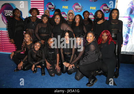 LOS ANGELES, CA - le 13 août : Les clients, aux Teen Choice Awards 2017 à Galen Center le 13 août 2017 à Los Angeles, Californie. Credit : Faye Sadou/MediaPunch Banque D'Images