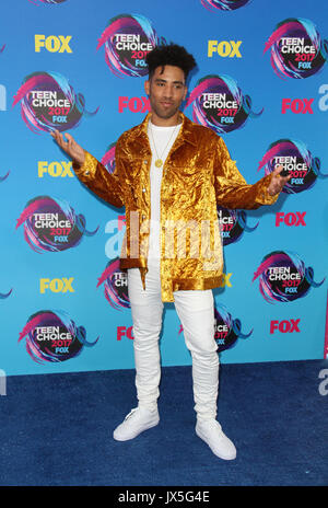 13 août 2017 - Los Angeles, CA, États-Unis - 13 août 2017 - Los Angeles, Californie - KYLE. Teen Choice Awards 2017 arrivées au Galen Center de Los Angeles. Crédit photo : AdMedia Banque D'Images