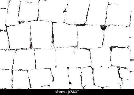 La texture du mur de briques anciennes. Grunge old stone packground. Modèle de scénario. Illustration de Vecteur