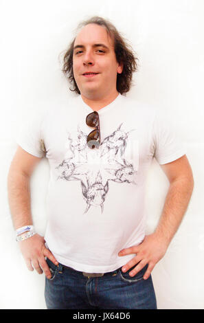 Har mar superstar portrait annuel la 2e festival de musique de détour hebdomadaire Octobre 6,2007,Los Angeles en Californie. Banque D'Images