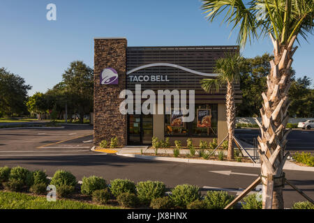 Taco Bell Fast Food à Leesburg, en Floride Banque D'Images