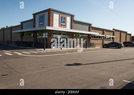 Marché ALDI situé à Mount Dora, Floride USA Banque D'Images