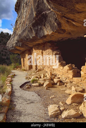 Cliff dwellings Mesa Verde dans le Colorado, USA Banque D'Images