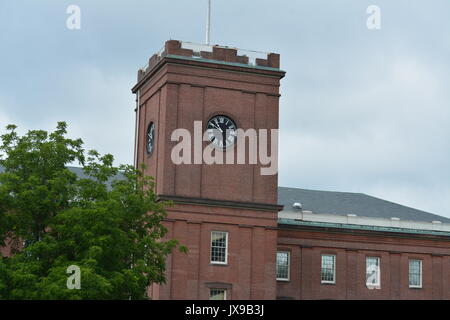 Le Springfield Armory dans le centre-ville de Springfield dans l'ouest du Massachusetts Banque D'Images