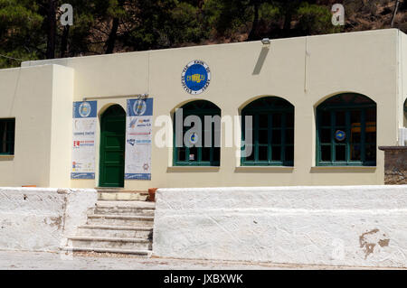 Centre de tae kwon do, Lakki, Leros, Dodécanèse, Grèce. Banque D'Images