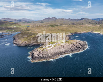 Superbe vue aérienne de 38 point, grand britains plus occidentale, avec phare et les belles plages de sable blanc et costline dans la ba Banque D'Images