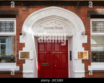 Samman Chambre le Bowlalley Lane, dans la vieille ville de Hull Yorkshire Angleterre Banque D'Images