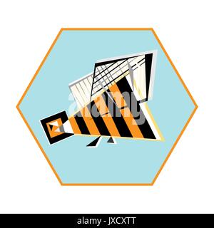 Illustration vecteur de l'abeille. Résumé d'insectes et de conception en nid d'abeille élément. Illustration de Vecteur