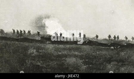 L'assaut sur la Boisselle, 1916, WW1 Banque D'Images