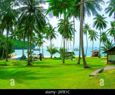 Beau paysage Mu Ko Ang Thong National Marine Park en Thaïlande. L'Asie. Banque D'Images