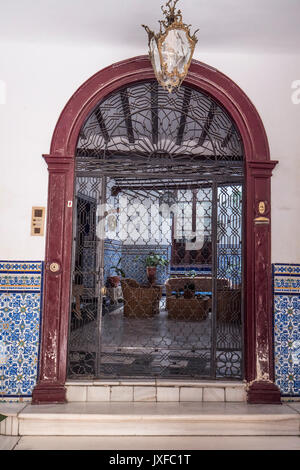 Passerelle typique d'une maison de style andalou, Ubeda, Andalousie, Espagne Banque D'Images