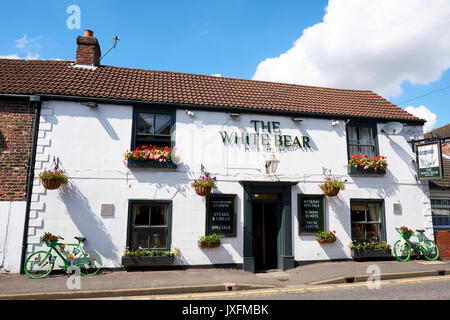 L'ours blanc, Belton House Public Road, Epworth, Lincolnshire, Royaume-Uni Banque D'Images