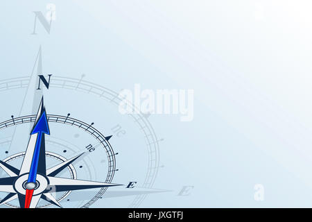 Arrière-plan nord compas Banque D'Images