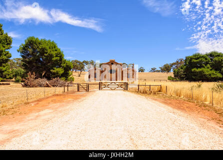 Martindale Hall Coach House et stables - Mintaro, SA, Australie Banque D'Images