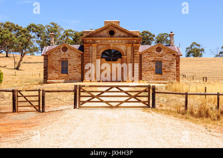 Martindale Hall Coach House et stables - Mintaro, SA, Australie Banque D'Images