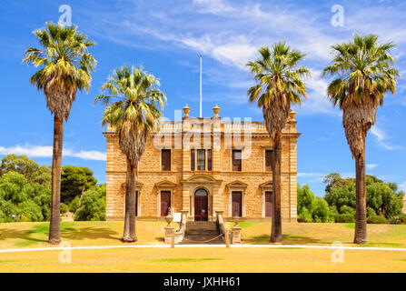 Martindale Hall est un manoir de style géorgien dans la vallée Clare - Mintaro, SA, Australie Banque D'Images