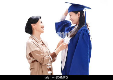 Happy mother and daughter Banque D'Images