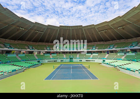 L'intérieur de la Nanjing Olympic Sports Center, Shandong Province, China Banque D'Images