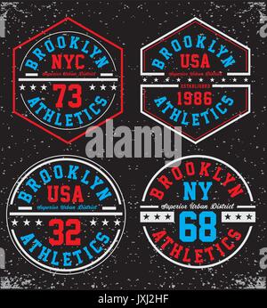 Sport athlétique united states Illustration de Vecteur
