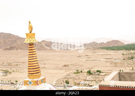 Monastère de Thiksey Ladakh Leh, Jammu-et-Cachemire, l'Inde Banque D'Images