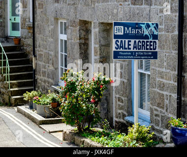 Autour du village de Cornouailles Penzance Cornwall ouest près de Mousehole England UK Banque D'Images