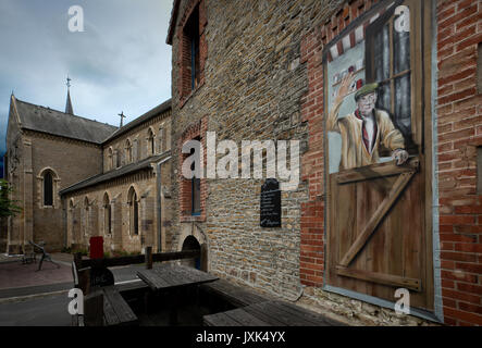 Clecy, Calvados, Normandie,France. Août 2017 Clecy une petite ville de la Suisse Normande La Suisse Normande ) salon de Normandie, France. Clécy est Wikipeadia : Banque D'Images