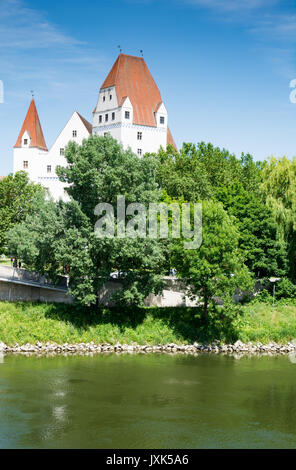 INGOLSTADT, ALLEMAGNE - le 14 juin : Le Neues Schloss castle à Ingolstadt, Allemagne, le 14 juin 2017. Le château héberge maintenant le musée de l'armée bavaroise. Banque D'Images