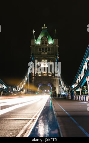Tower Bridge, Londres, Long Exposure Banque D'Images