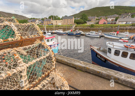 Port de pêche ou le port, Helmsdale, Ecosse UK Banque D'Images