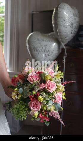 Rose, roses, bouquet, mariage Banque D'Images