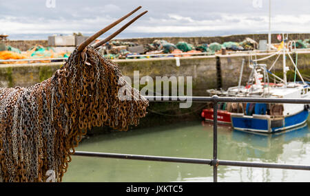 L'art public Pittenweem. Fife Scotland UK Banque D'Images