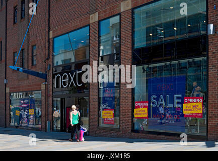 Prochain magasin boutique Westborough Scarborough North Yorkshire Angleterre Royaume-Uni Grande-Bretagne Banque D'Images