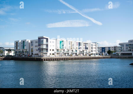 Portishead - Marina Waterfront Development moderne près de Bristol à Somerset Banque D'Images