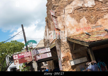 Tamu temu comptoir de rafraîchissements Animal Kingdom, parc à thème walt disney World, Orlando, Floride. Banque D'Images