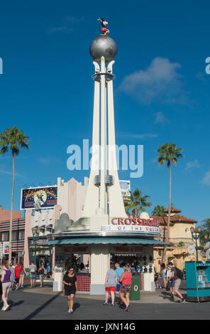 Entrée à Hollywood studios , parc à thème walt disney World, Orlando, Floride. Banque D'Images